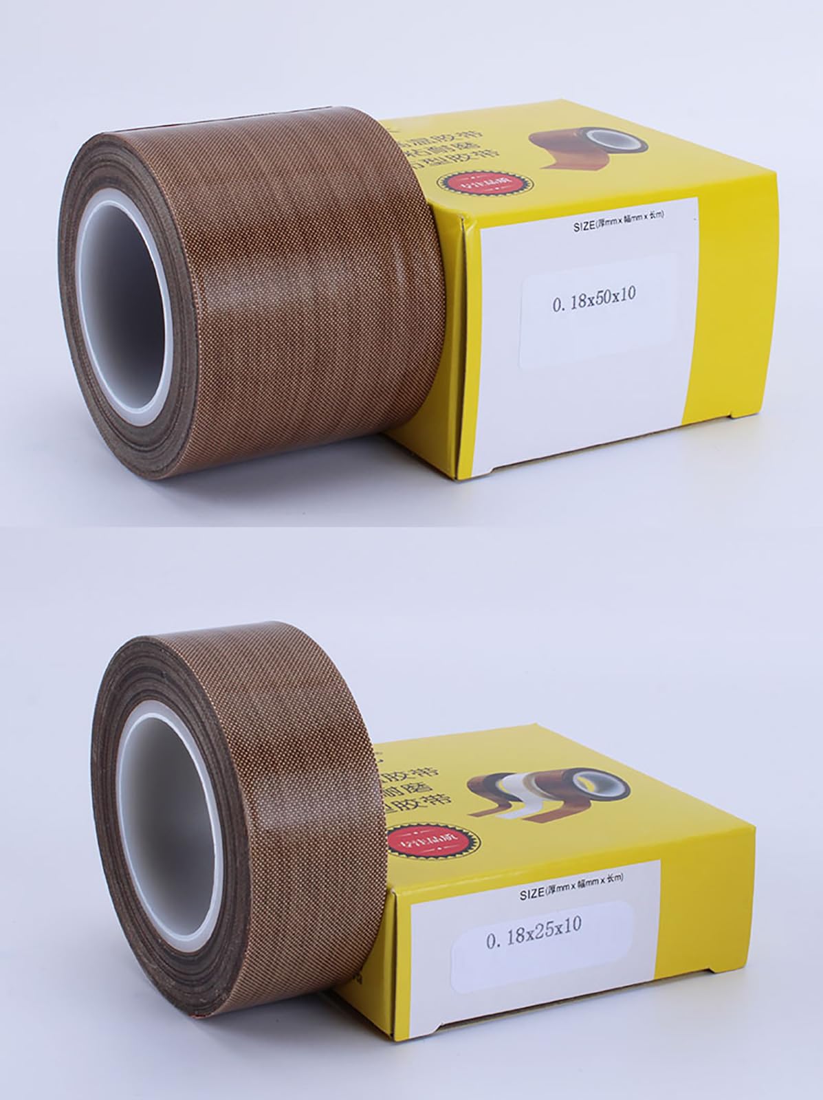 COYOUCO Cinta de teflón, Cinta Adhesiva de PTFE de 0,13 mm de Espesor y 150-300 mm de Ancho para máquinas selladoras al vacío e Industrias eléctricas, 10 Metros de Largo,150mm