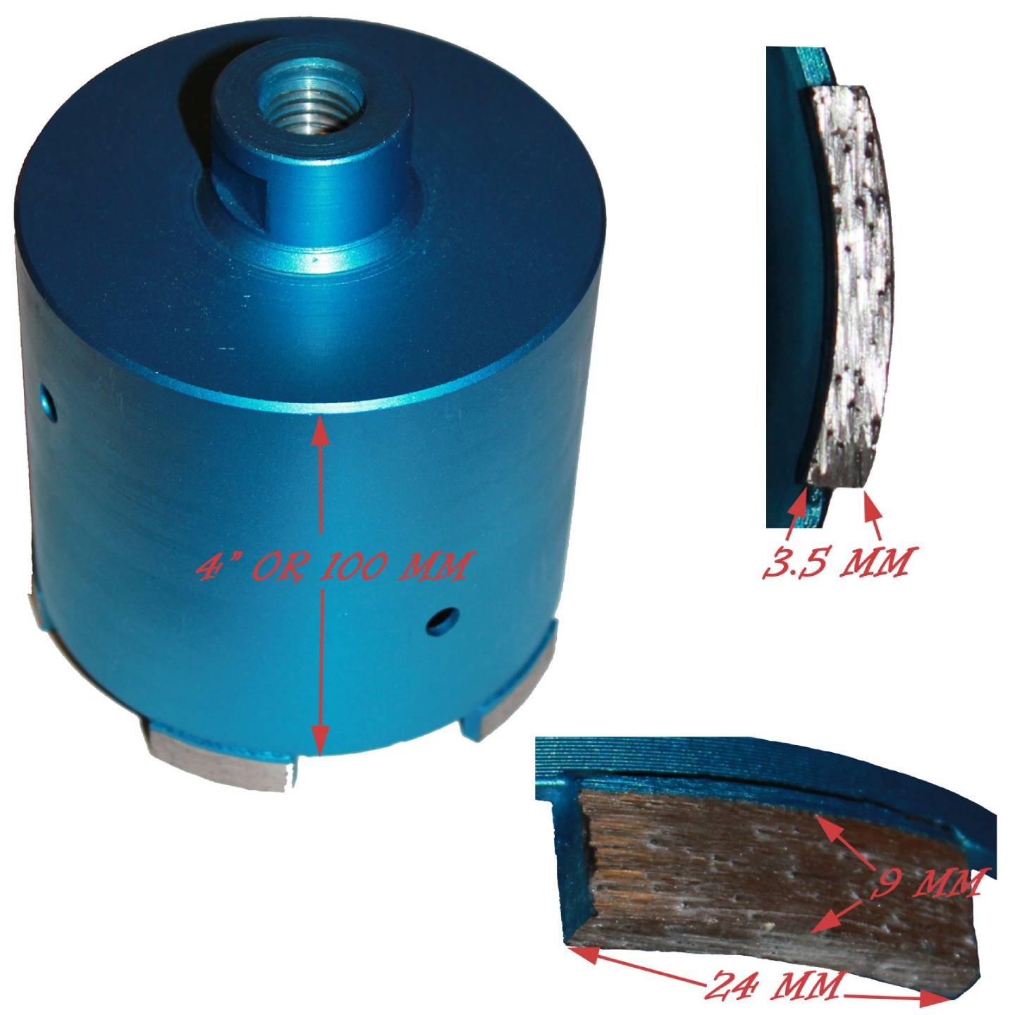 concrete diamond hole saw 