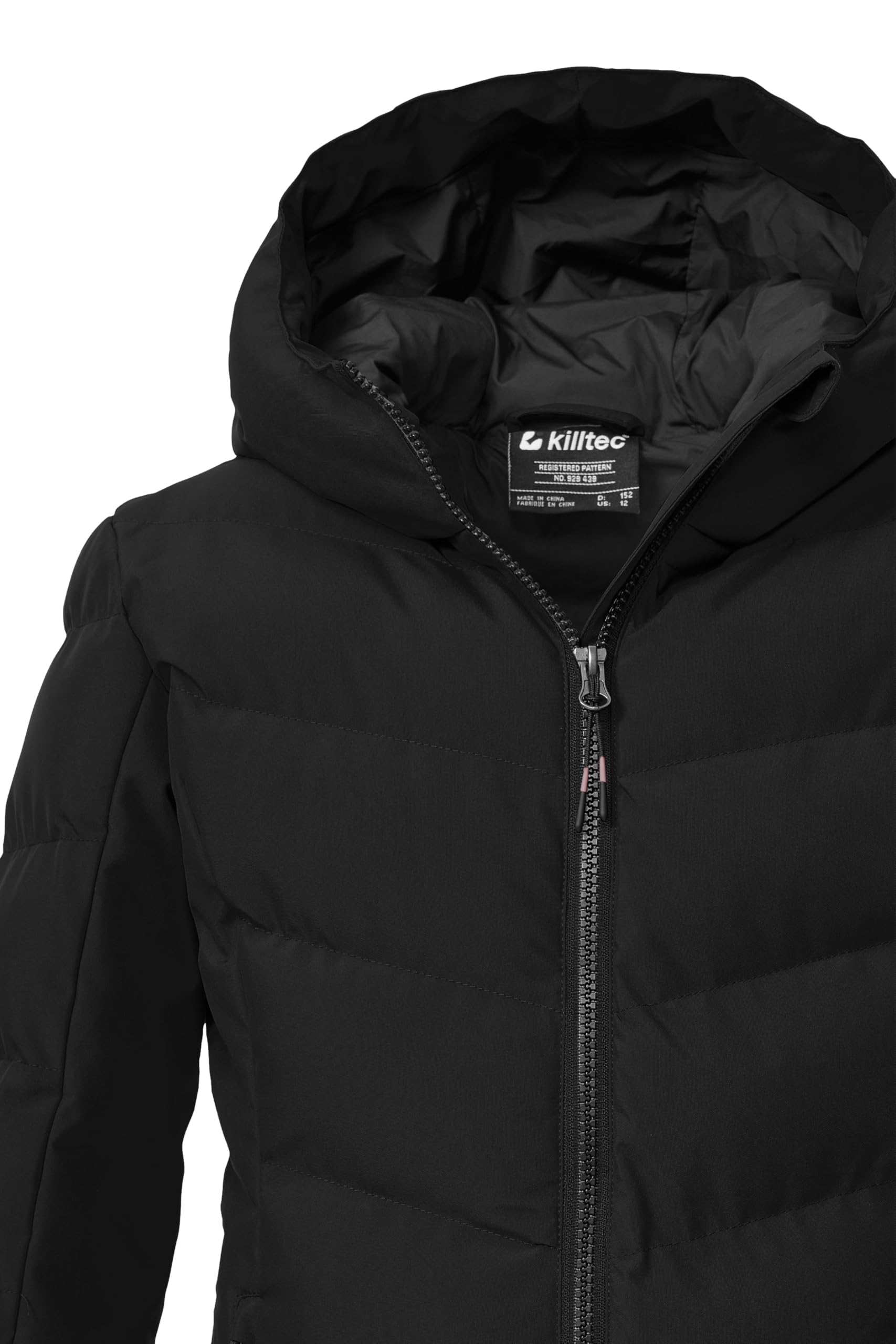 Killtec Mädchen Kow 220 Grls Qltd Jckt Steppjacke/Funktionsjacke in Daunenoptik mit Kapuze