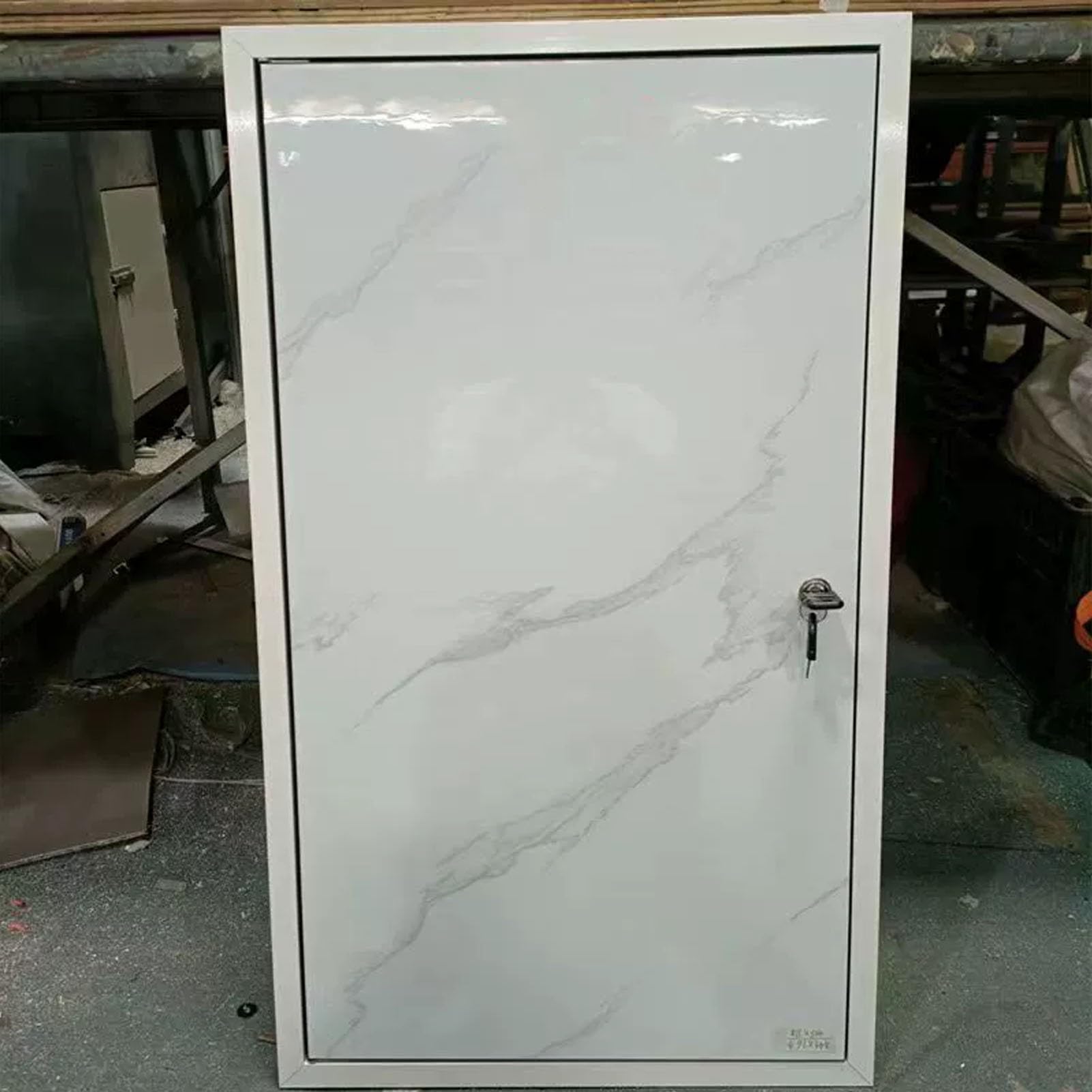 Pannello di accesso in metallo per porta con serratura, 40,6 x 40,6 cm, 50,8 x 50,8 cm, 61 x 61 cm, portello di ispezione a parete nascosto per contatori dell'acqua, HVAC, idraulici, soluzione sicura