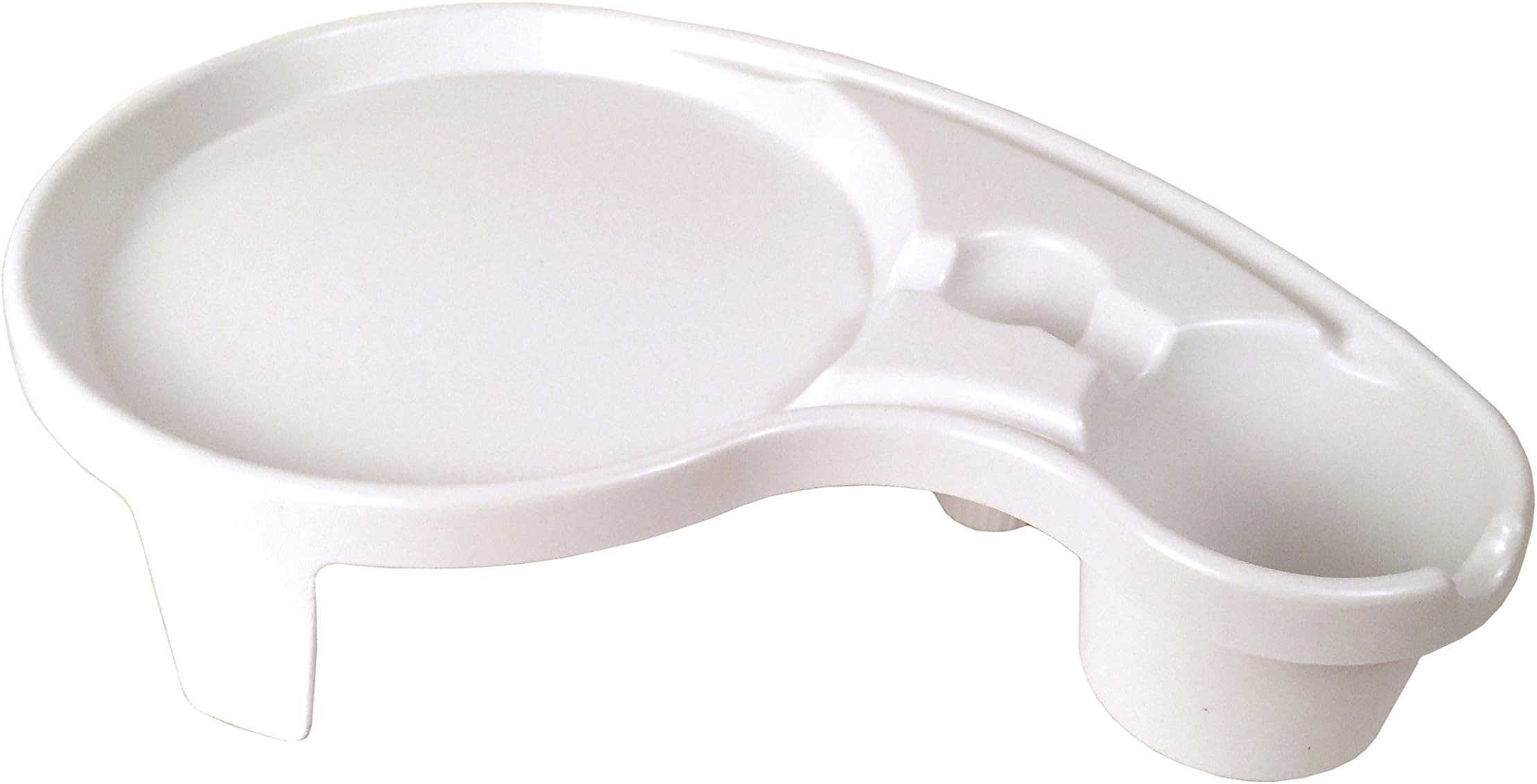 The Original Party Pal Cup, Plate & Utensil All-in-One Tray and Holder (6 Pack), White