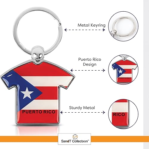 Vista 4 de Abrebotellas Puerto Rico Llavero Puertorriqueño Novedad Abrelatas, camisa
