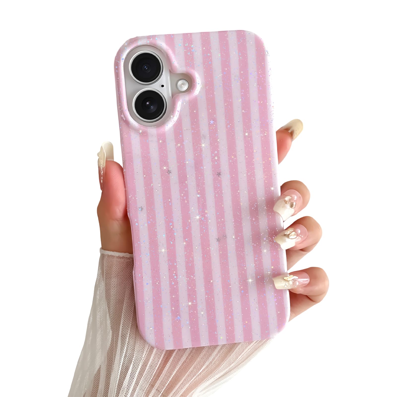 Coque iPhone 16 antichoc fine : protège des chutes avec style rose - 8