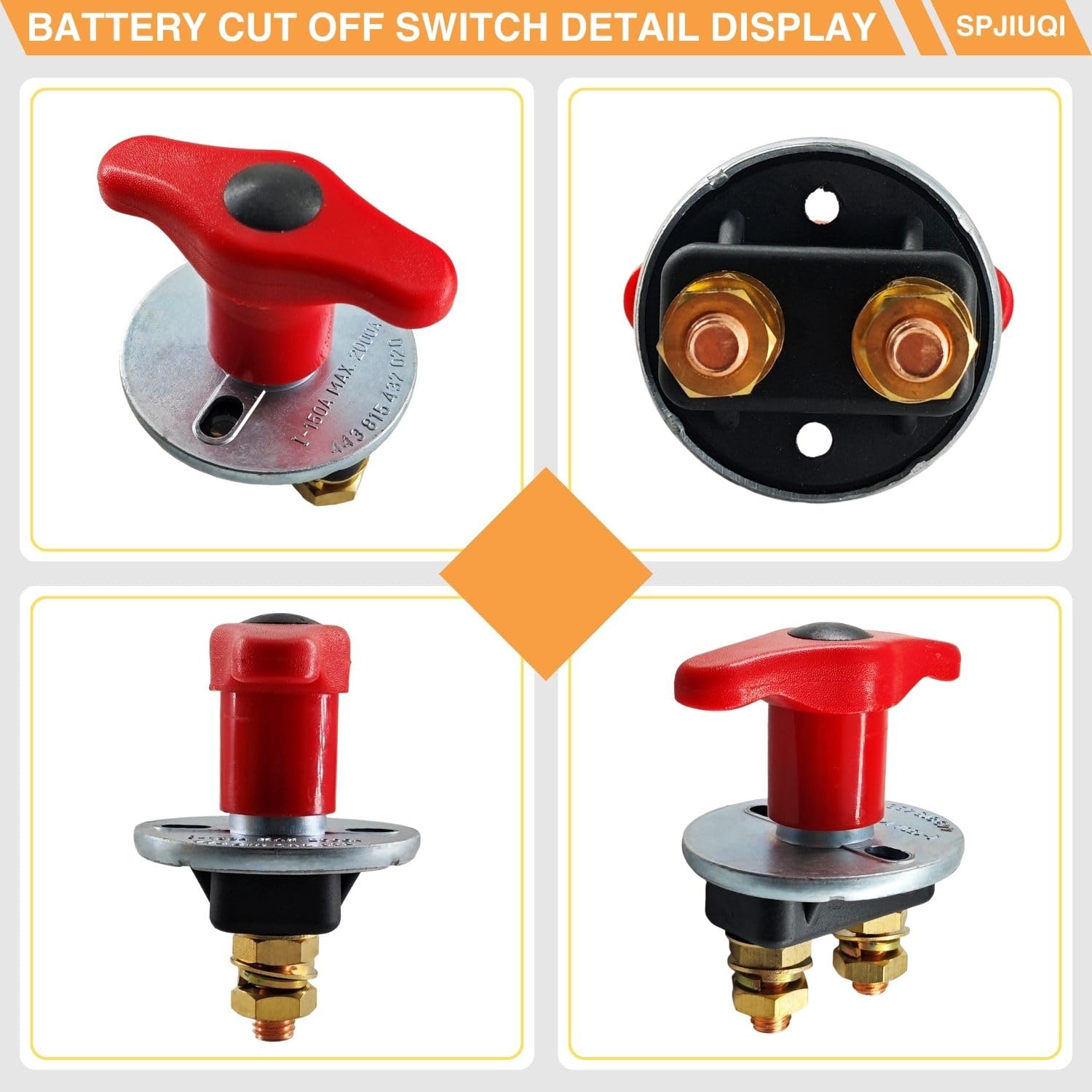 24V 100A Standard Duty Battery Cut Off Switch 60115723 62115760 Fits Zetor Tractor 3320 3340 4320 4340 5211 5245 5320 5340 6211 6245 6320 6340 7011 7045 7245