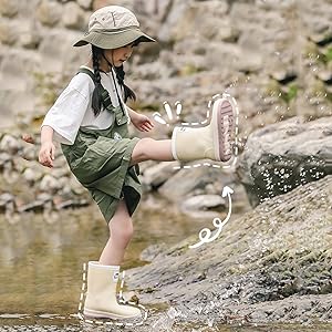 Bottes Randonnée Imperméables Gelert - Taille 7 Enfant - Grises - Portées 1 Fois