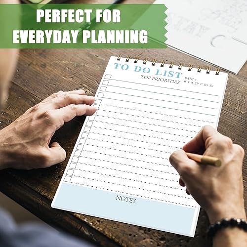 Miniatura 7 de Bloc de notas de lista de tareas, paquete de 3 cuadernos de lista de todo para el trabajo, bloc de notas de lista de verificación, planificador de