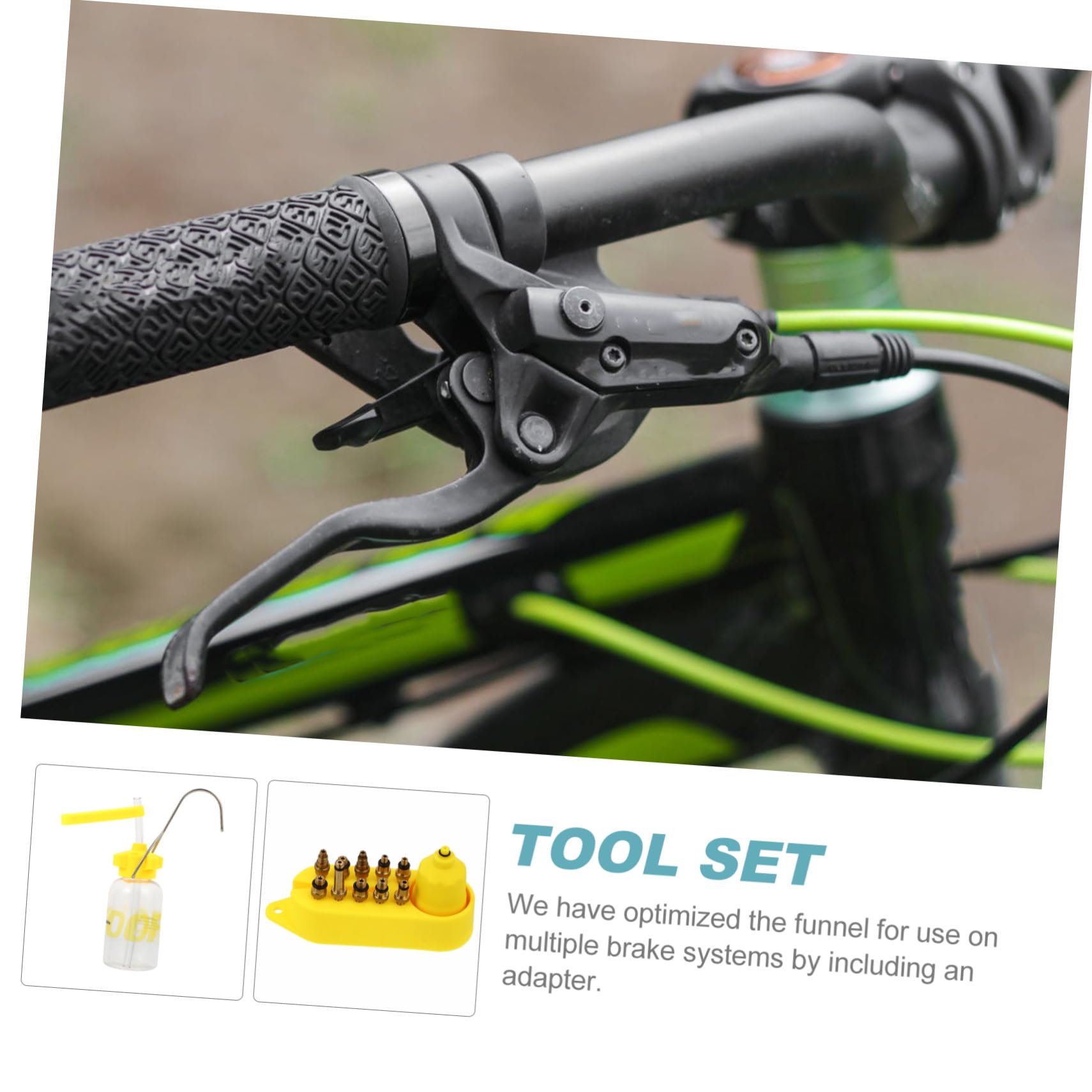 Kit Spurgo Freni Bici Disco Idraulici con Attrezzo per Cambio Olio in Resistente e Adattatore Strumento Professionale per Manutenzione Freno Disco Mountain Bike