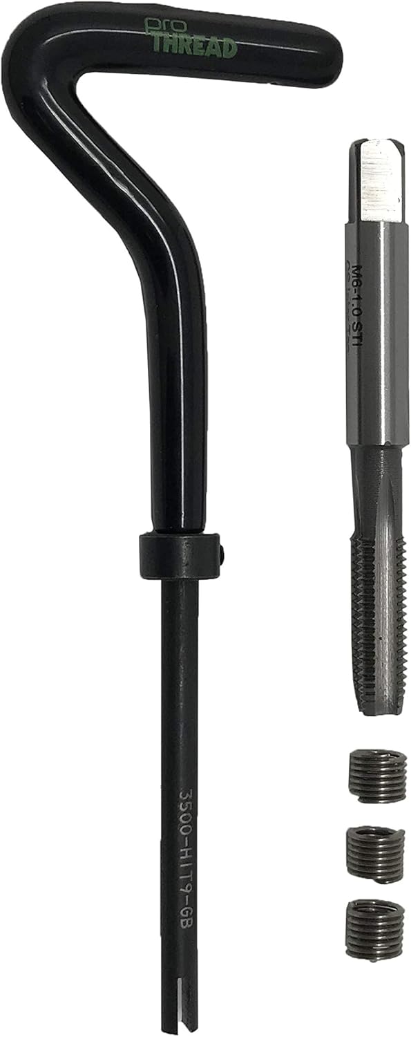 CTA Tools 35069 Pro-Thread Repair Kit, M6 - 1.00, Black