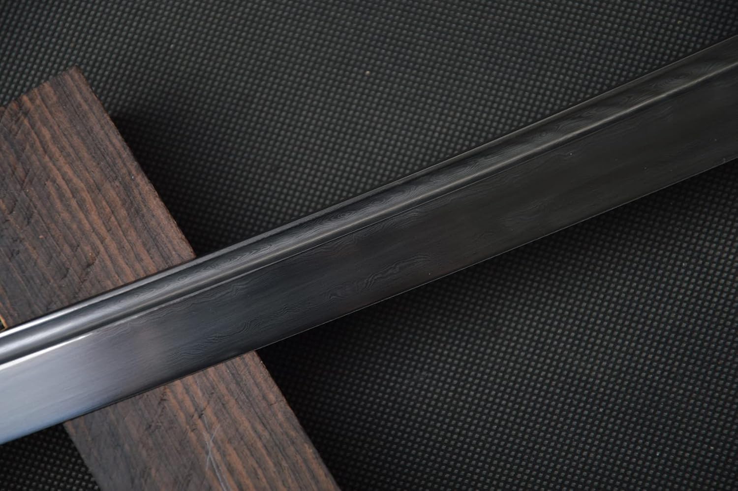 Folded Steel Replacement Bare Blade for Japanese Samurai Katana Swords