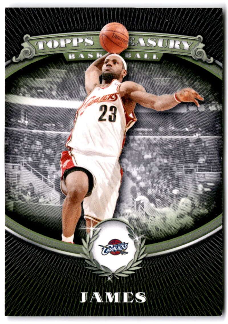 Amazon.com: 2008-09 Topps Treasury #9 LEBRON JAMES Cleveland 