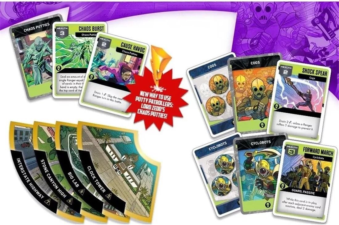Renegade Game Studios Power Rangers Heroes of The Grid: Merciless Minions Pack #1 Expansion