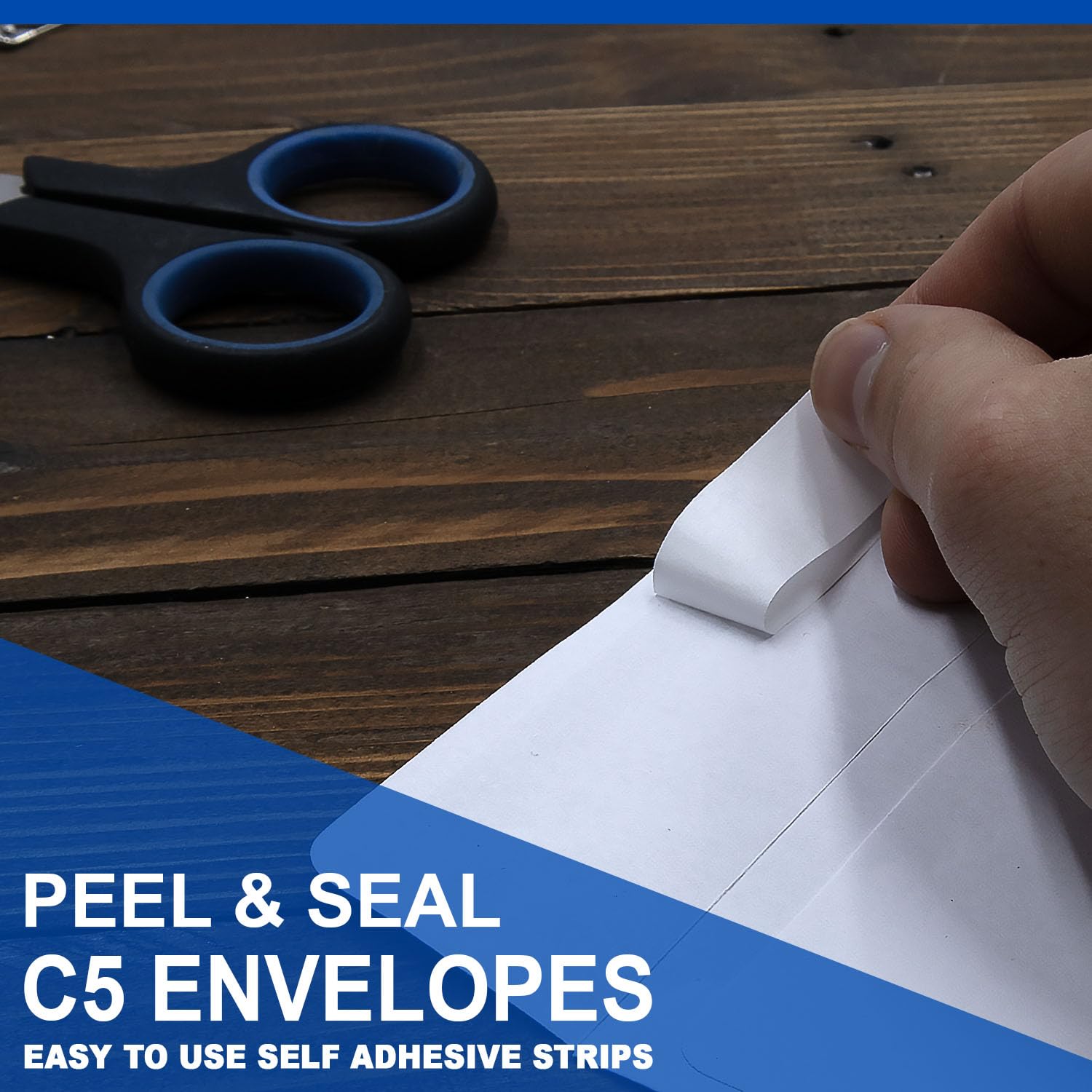 Post Seal White Peel And Seal Envelopes 100 DL White Self-Seal Mailing Envelopes ...
