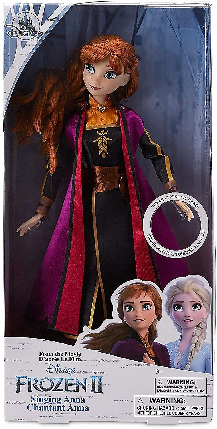 Disney Store Frozen Official Singing Dolls Princess Anna (The Next  Right Thing), Queen Elsa (Into the Unknown) (Singles or Twin Pack)  (Frozen