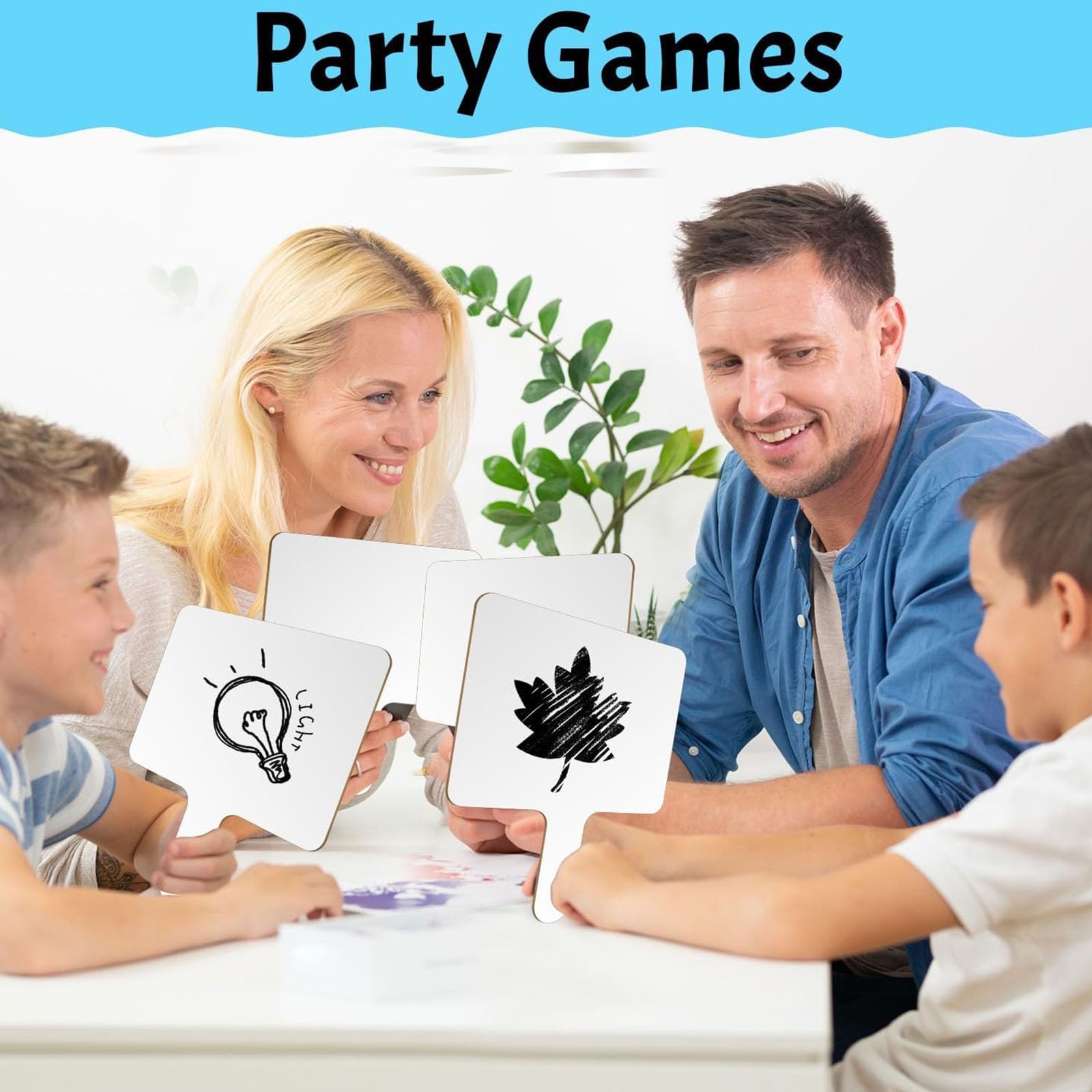 10-teiliges doppelseitiges Whiteboard Set mit rutschfestem