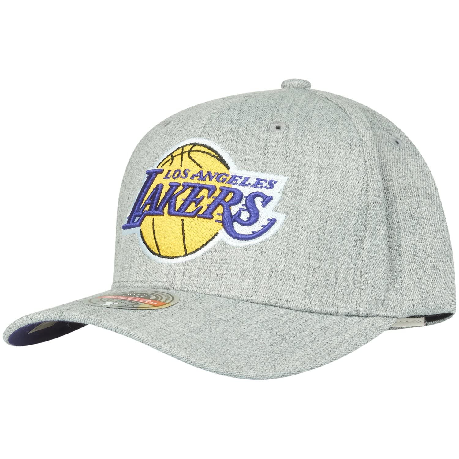 Casquette Mitchell & Ness Lakers Stretch Snapback Ground 2.0 Gris NBA - 3