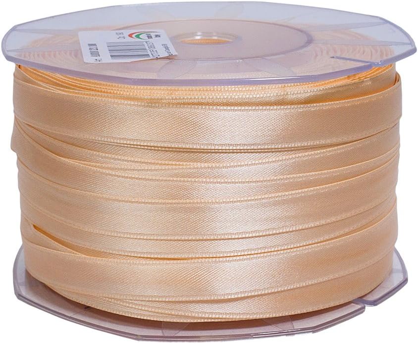 Furlanis Ribbon, Satin, Light Salmon Pink, 10 mm x 100 m - Image 4