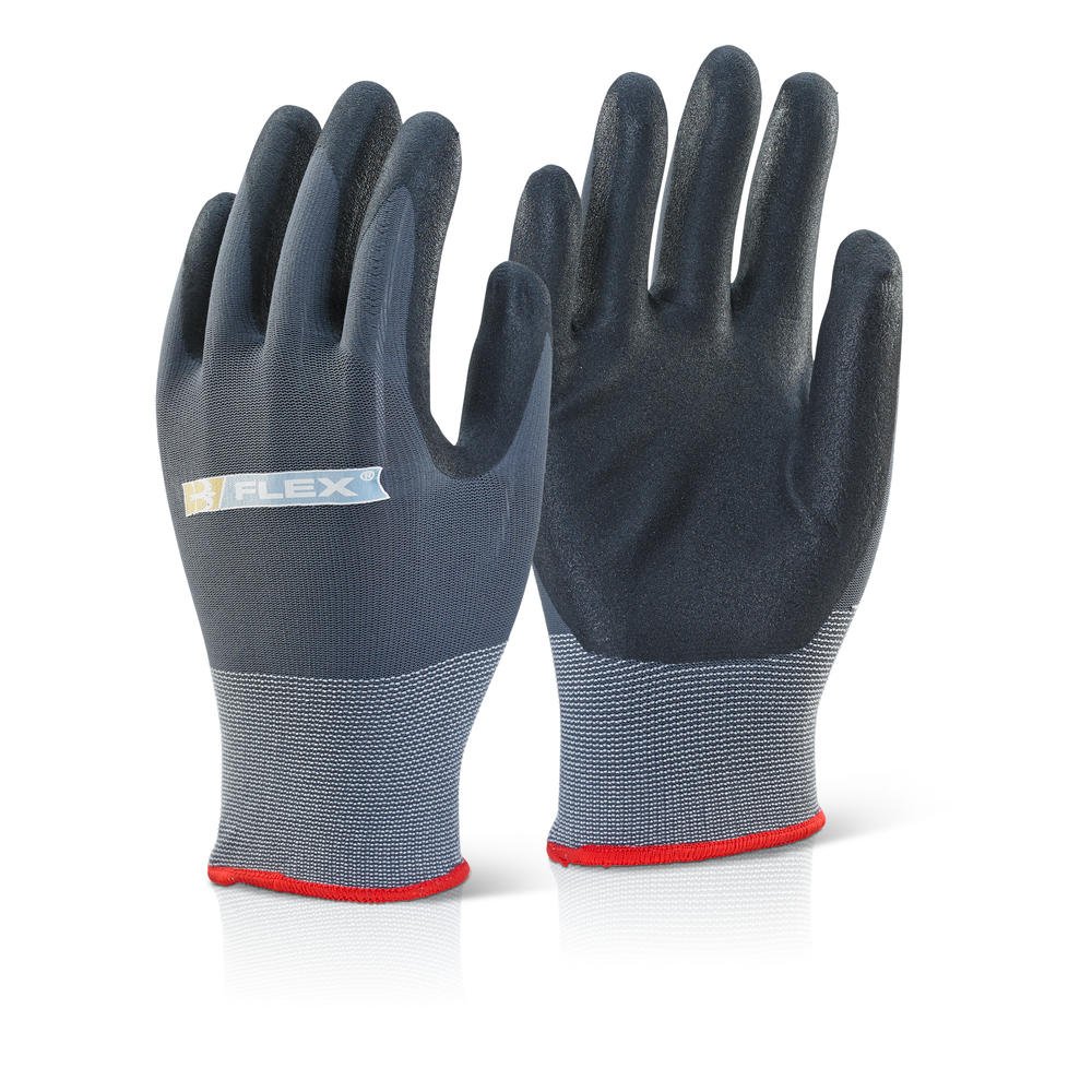 Beeswift Nitrile Pu Mix Coated Gloves