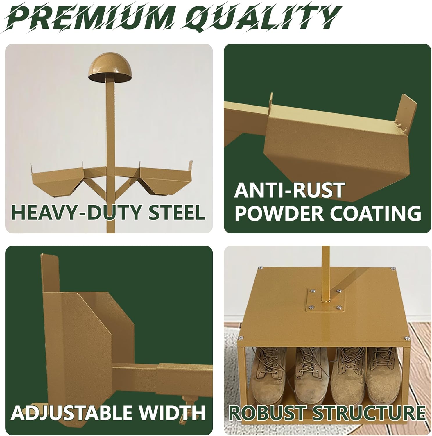 Montex Tactical Gear Stand Helmet Vest Belt Display Rack, Heavy Duty Tactical Vest Stand, Adjustable Military Gear Holder (5'11" Height Max), Body Armor Stand Hold Up to 120 lbs