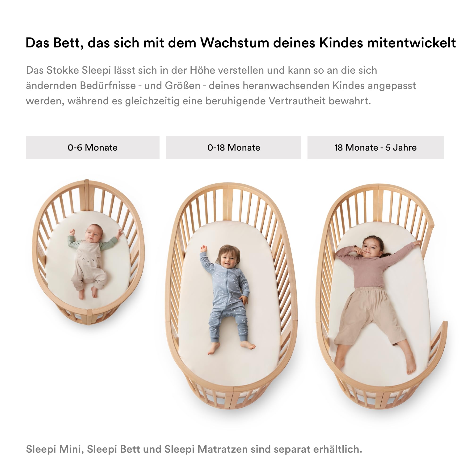 Stokke Sleepi-Schutzlaken V3, White - Schützt die Matratze vor Unfällen und Verschütten - Kompatibel mit der Sleepi Matratze V3 - Außenseite aus atmungsaktivem 3D-Mesh - Maschinenwaschbar