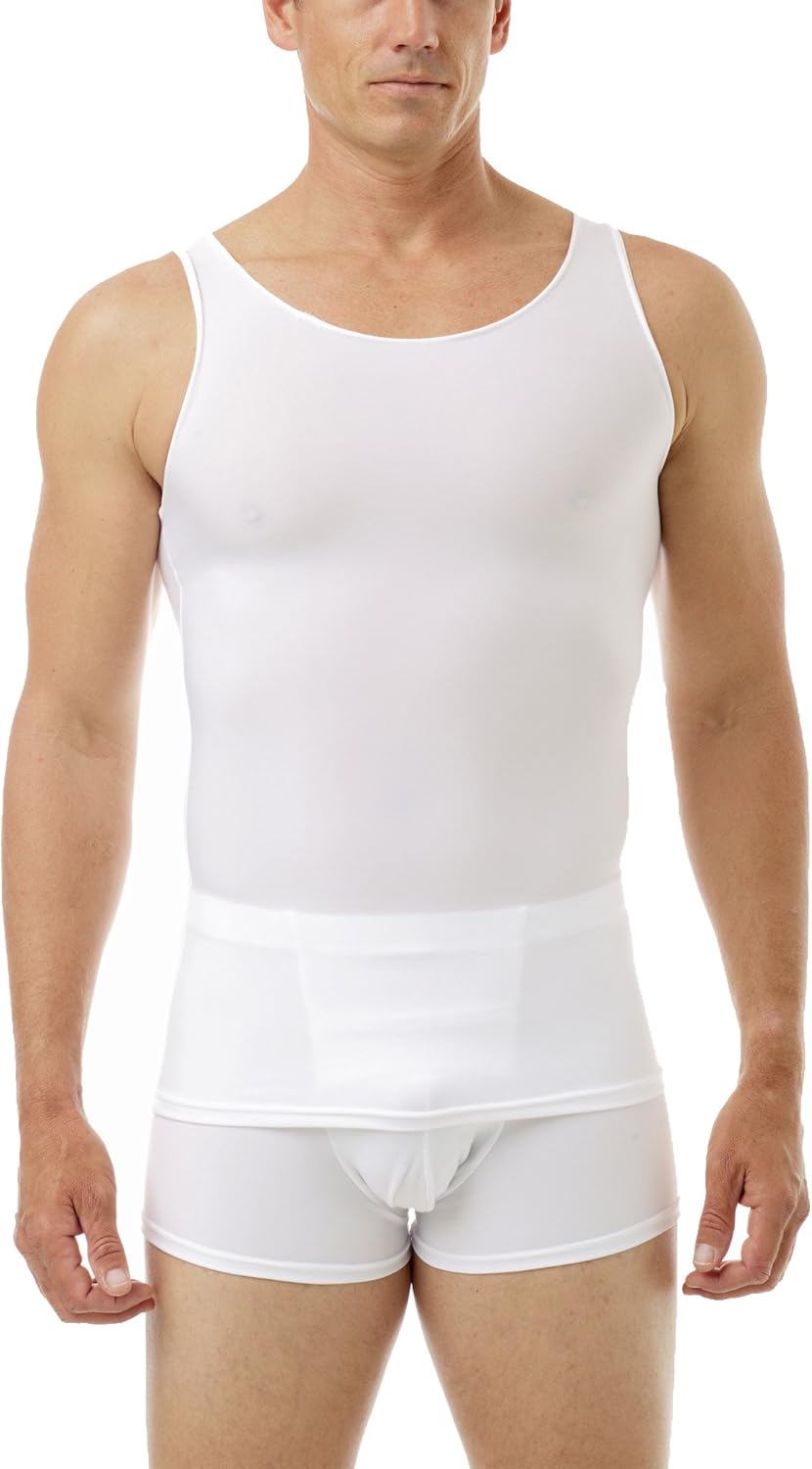 Underworks Mens Microfiber High Performance Compression Tank for Workouts, Sports Training and Shaping 3-Pack