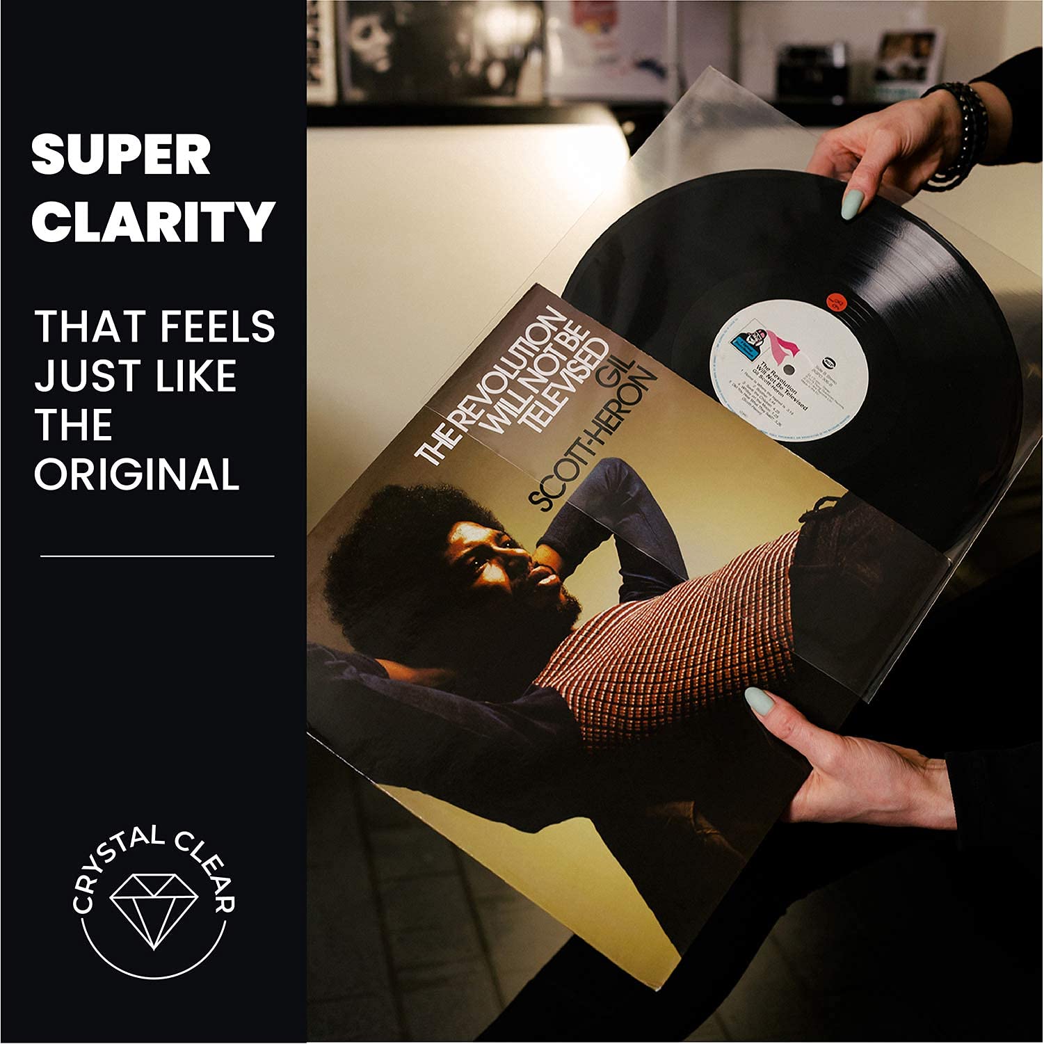 100 Record Sleeves for Vinyl Record Crystal Clear and highQuality