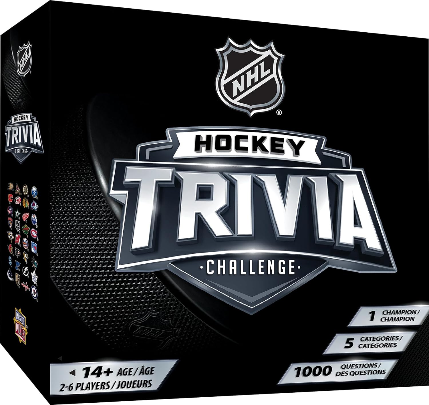 MasterPieces Family Game - NHL Hockey Trivia Challenge - Officially Licensed Game for Kids & Adults