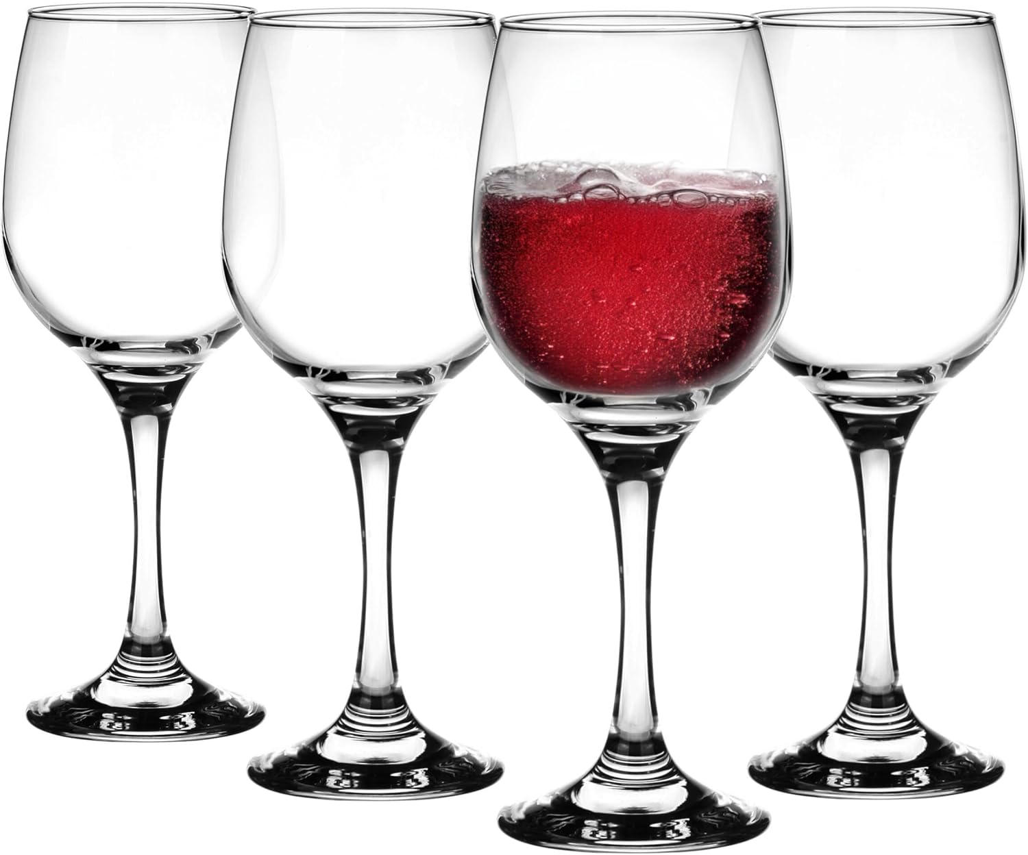Glasmark KROSNO 1992 Wine Glasses Set of 4 300 ml White Wine Glasses Red Wine Glasses Wine Glass Dessert Cocktail Water Glasses Dishwasher Safe
