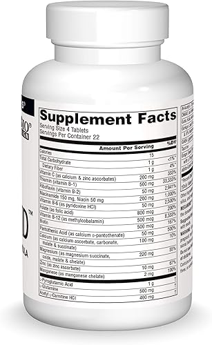 Miniatura 3 de Source Naturals MegaMind Fórmula Nutricional Avanzada y Suplemento Dietético - 90 Tabletas