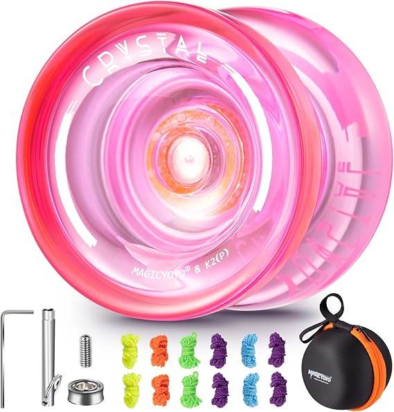 MAGICYOYO K2 Crystal Yoyo Professional Responsive Yoyo for