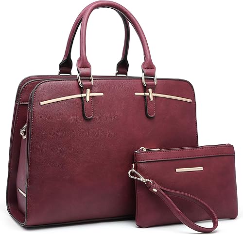 Miniatura 6 de Dasein - Bolsa de mano para mujer con 3 compartimentos 1-white Flower, 2-black, 2-black Flower, 2-brown, 2-grey, 2-pink, 2-white, 3-burgundy, 3-dark