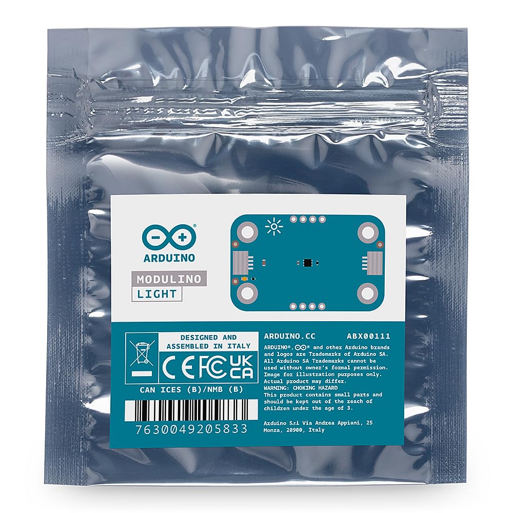 Arduino Modulino Light [ABX00111] - Ambient Light, Color, and IR Detection Module | Plug-and-Play Qwiic Sensor | Easy prototyping with Arduino & MicroPython — view 6