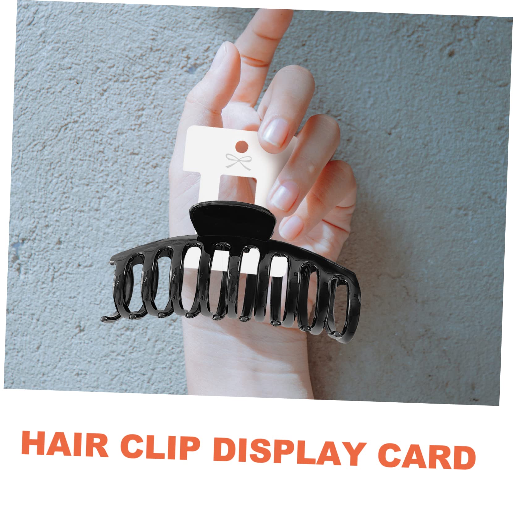 BEBEMOKO Hairpin Display Card Set 100pcs for Hair Clip Clip Bows Barrettes Bows Brooches Craft Display Store Supplies