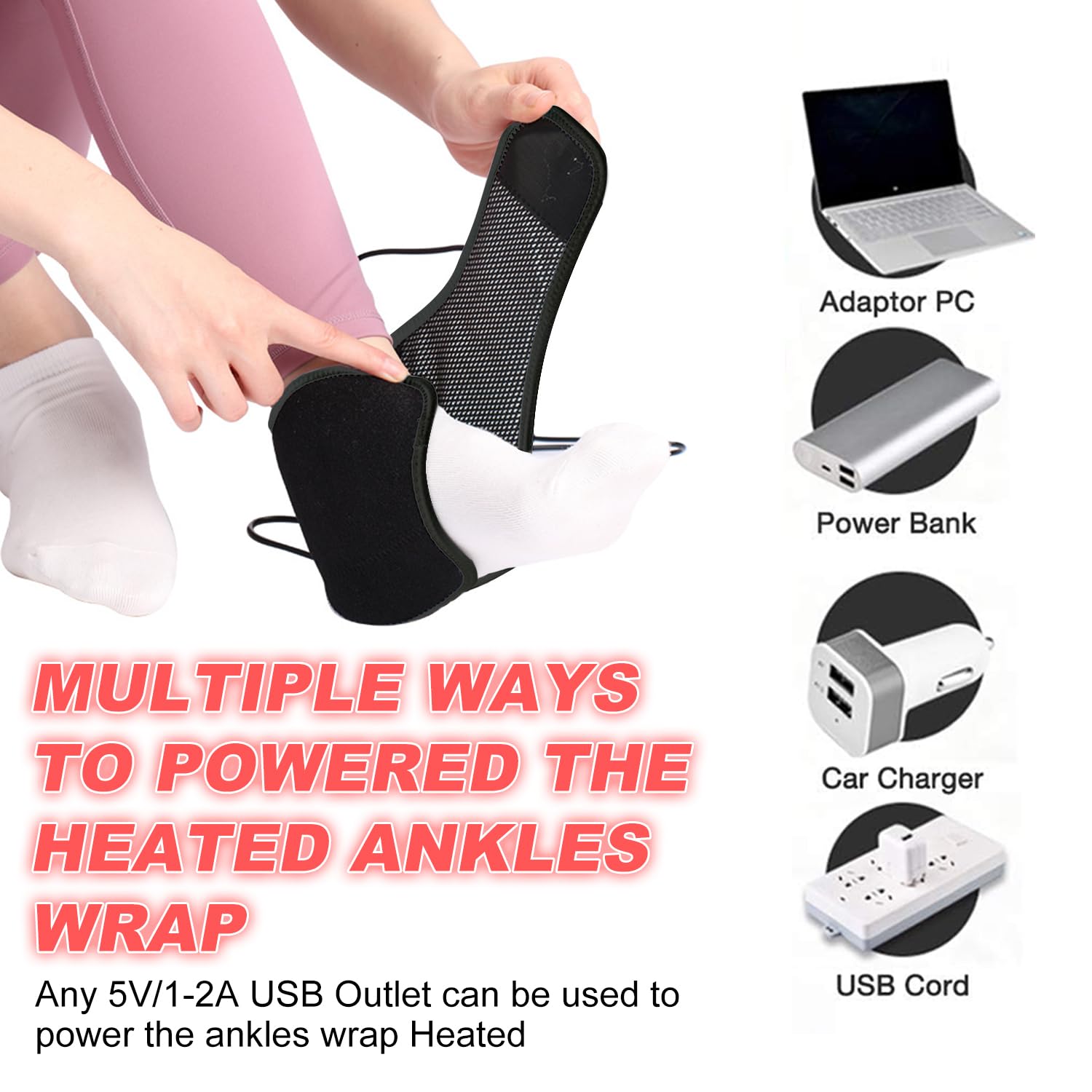 Sticro Ankle Heating Pad For Achilles Tendonitis And Plantar Fasciitis
