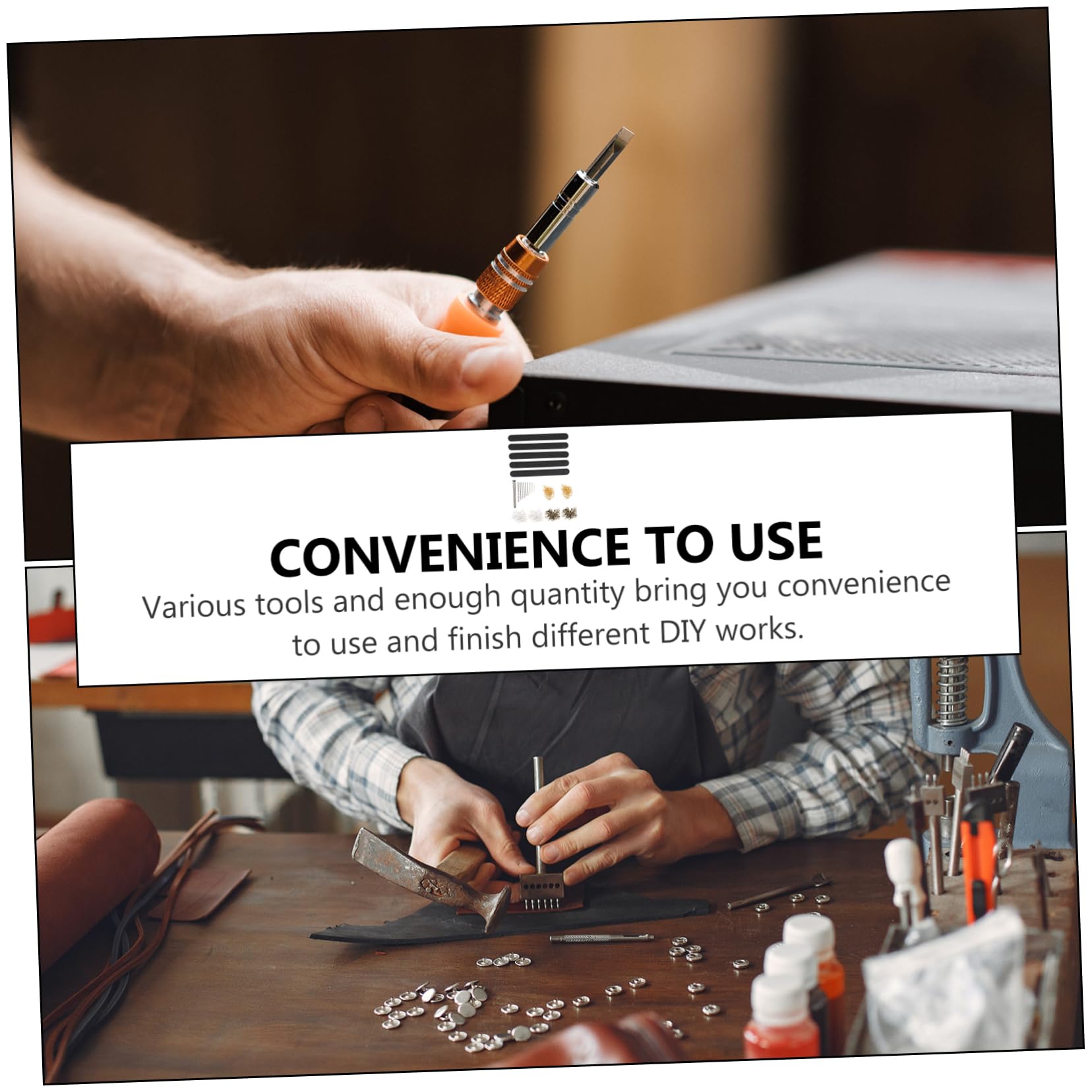 DOITOOL Mini Drill Bits Set 496pcs Precision Pin Vise Hand Drill for Resin Jewelry Craft Kit