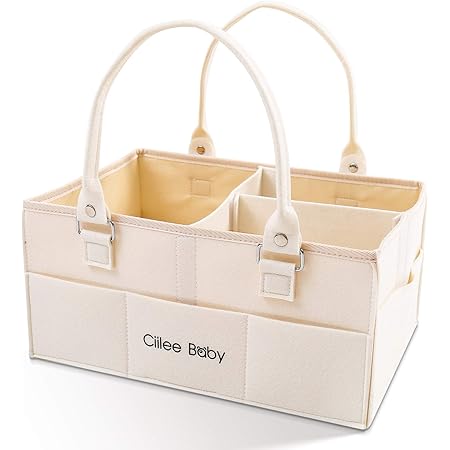 Amazon おむつストッカー オムツ収納 オムツ収納ケース 収納バッグ 大容量 取り外せハンドル オムツ収納ケース おむつ収納バッグ 折りたたみ ベビー 収納ボックス 収納カゴ 車載旅行用収納バック おむつ収納カコ 小物入れ 軽便 ベビー用品 育児用品入れ おむつ