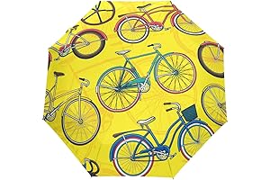 Pop Bicycle Bike Travel Umbrella Auto Open/Close Lightweight Compact Windproof