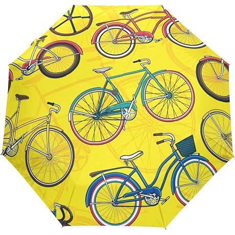 Pop Bicycle Bike Travel Umbrella Auto Open/Close Lightweight Compact Windproof