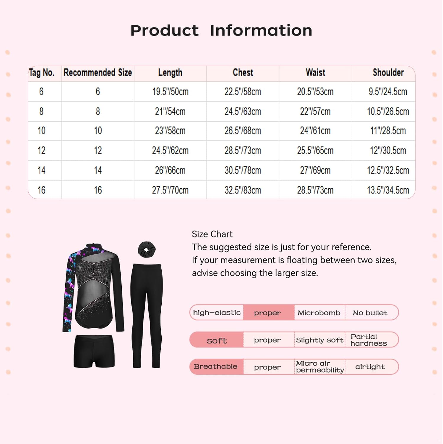Kaerm Ballet Dance Bodysuit for Kids Gymnastics Leotard for Girls Shiny Rhinestone Gymnastics Leotards Exams