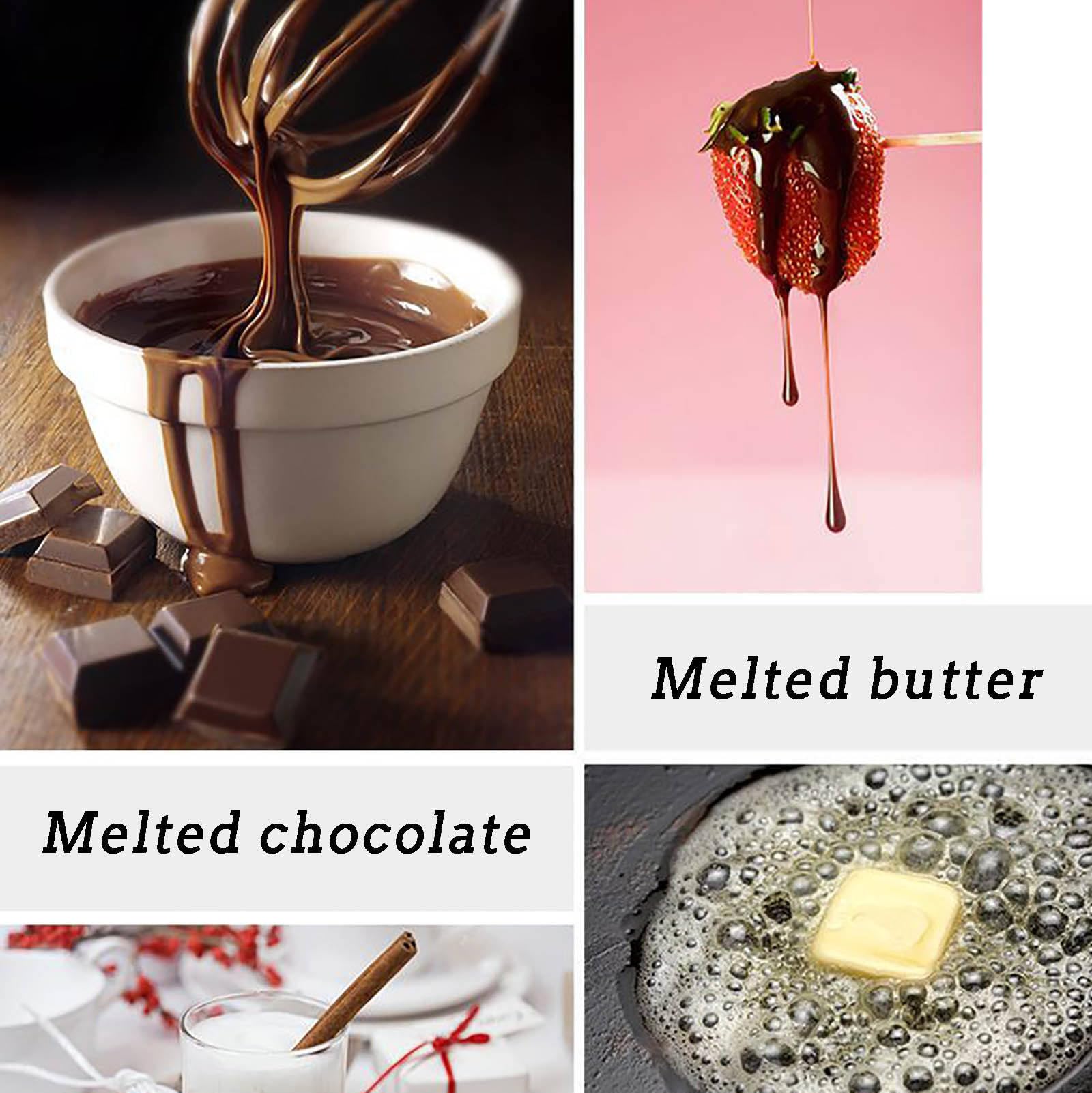 Fondoir à chocolat 20 W, tempéreuse à chocolat professionnelle, outil de fabrication de chocolat, convient pour le chocolat au lait, le fromage, le beurre et les bonbons