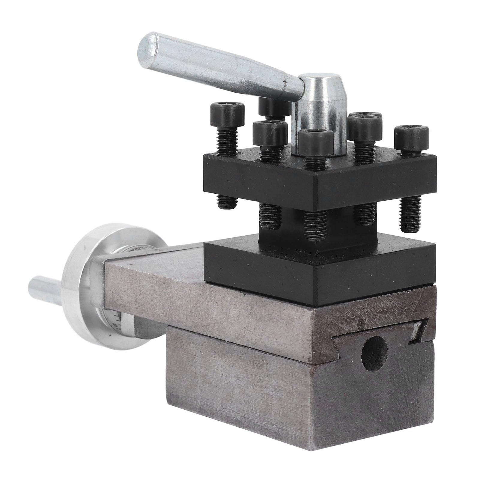 Jeffergarden Mini Tokarka Suwak Uchwyt Narzędziowy Żeliwny Uchwyt z Zaciskiem 60x60 Mm i Skokiem 65 Mm do MX 210 WM 210 i Innych Mini Tokarek