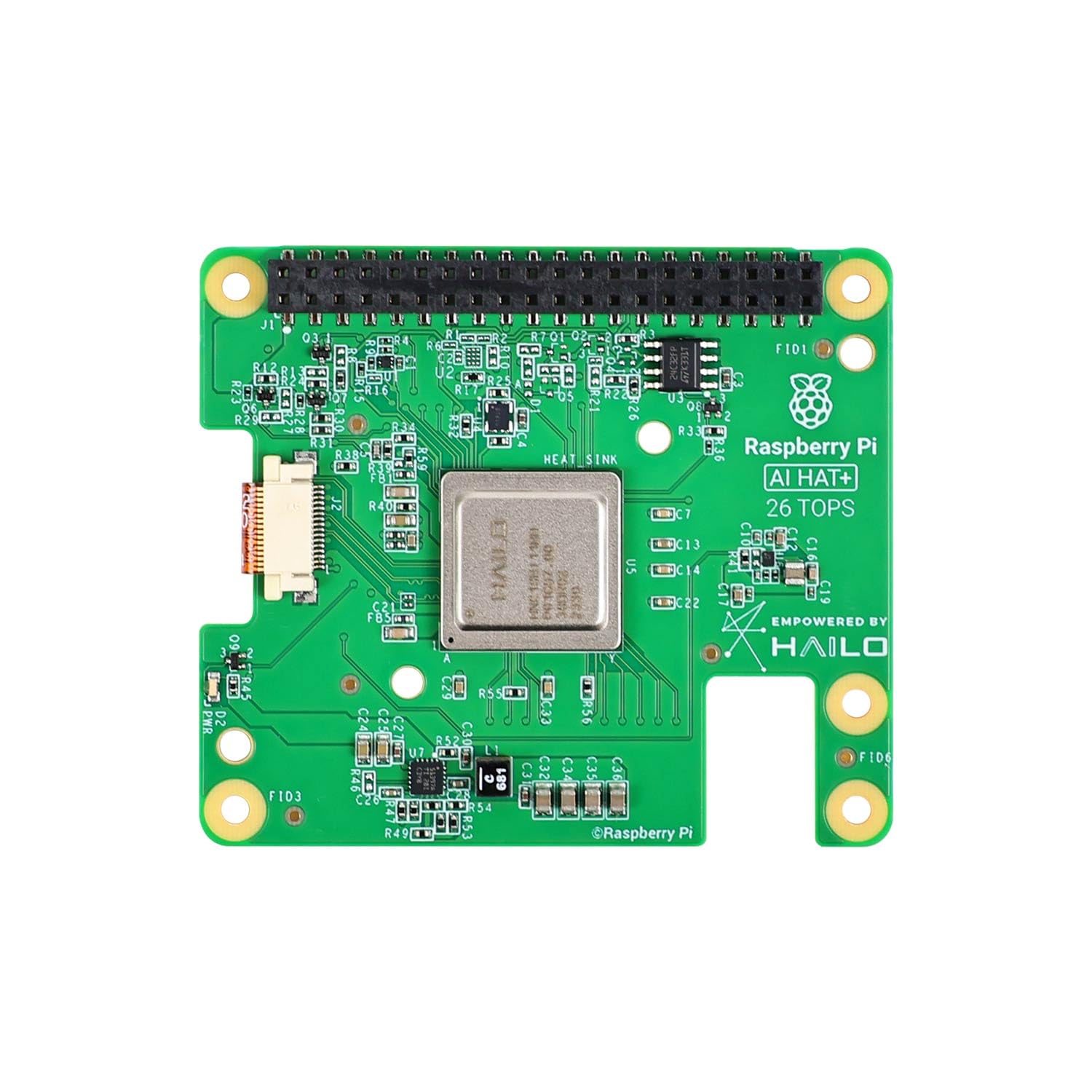 Amazon.co.jp: Raspberry Pi AI HAT+ 26TOP 人工知能 Hailo-8 または 
