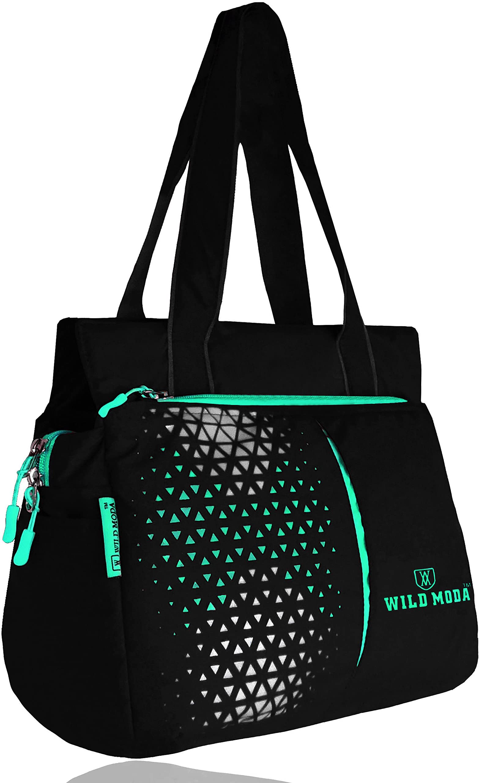 WILD MODA Womens 20 liters Shoulder Bag, Grey, Black (B07RF8F12R) Amazon Price History, Amazon Price Tracker