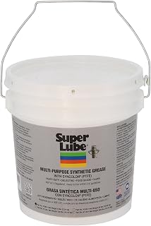 Super Lube 41050 Synthetic Grease (NLGI 2), 5 lb Pail, Translucent White