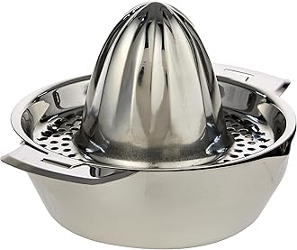 Raj Steel Lemon & Orange Juicer, 13.5 cm, RSLJ01, Manual Juicer , Lemon Juicer , Orange Juicer