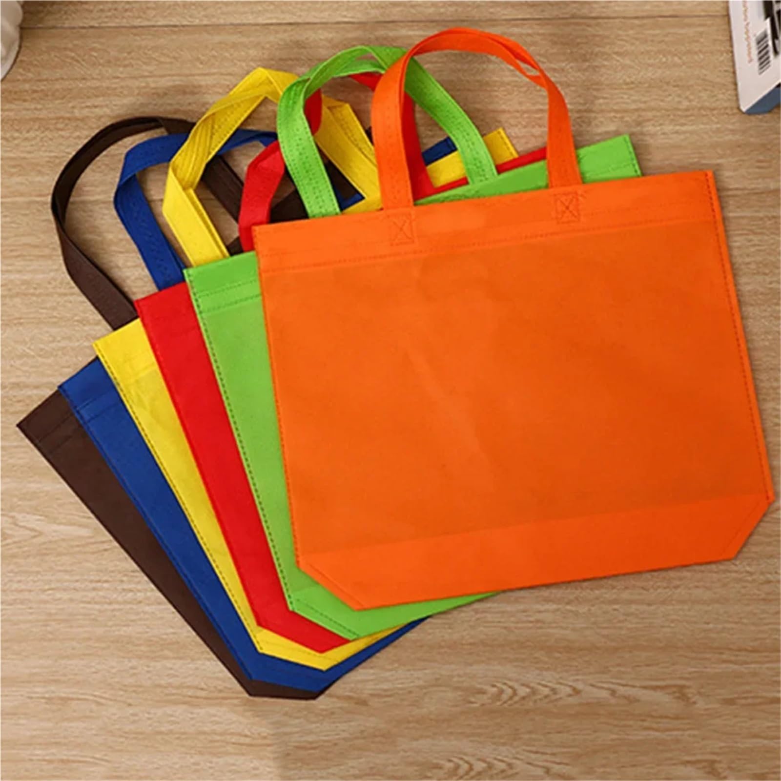 Bolsas De Tela Bolso de Compras de Tela de algodón de Lona Grande Reutilizable for Mujer, Bolso de Hombro, Estuche no Tejido, Organizador multifunción, 4 Uds.(Dark Green,36x45cm)