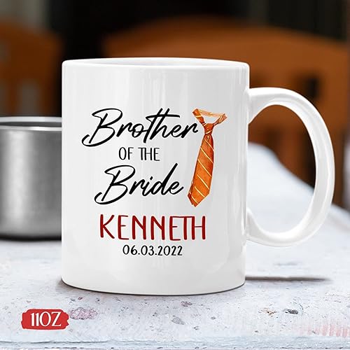 Vista 65 de Regalo personalizado para hermana del novio, taza de hermana del novio, taza de boda personalizada para hermana del novio, regalo de boda para Taza