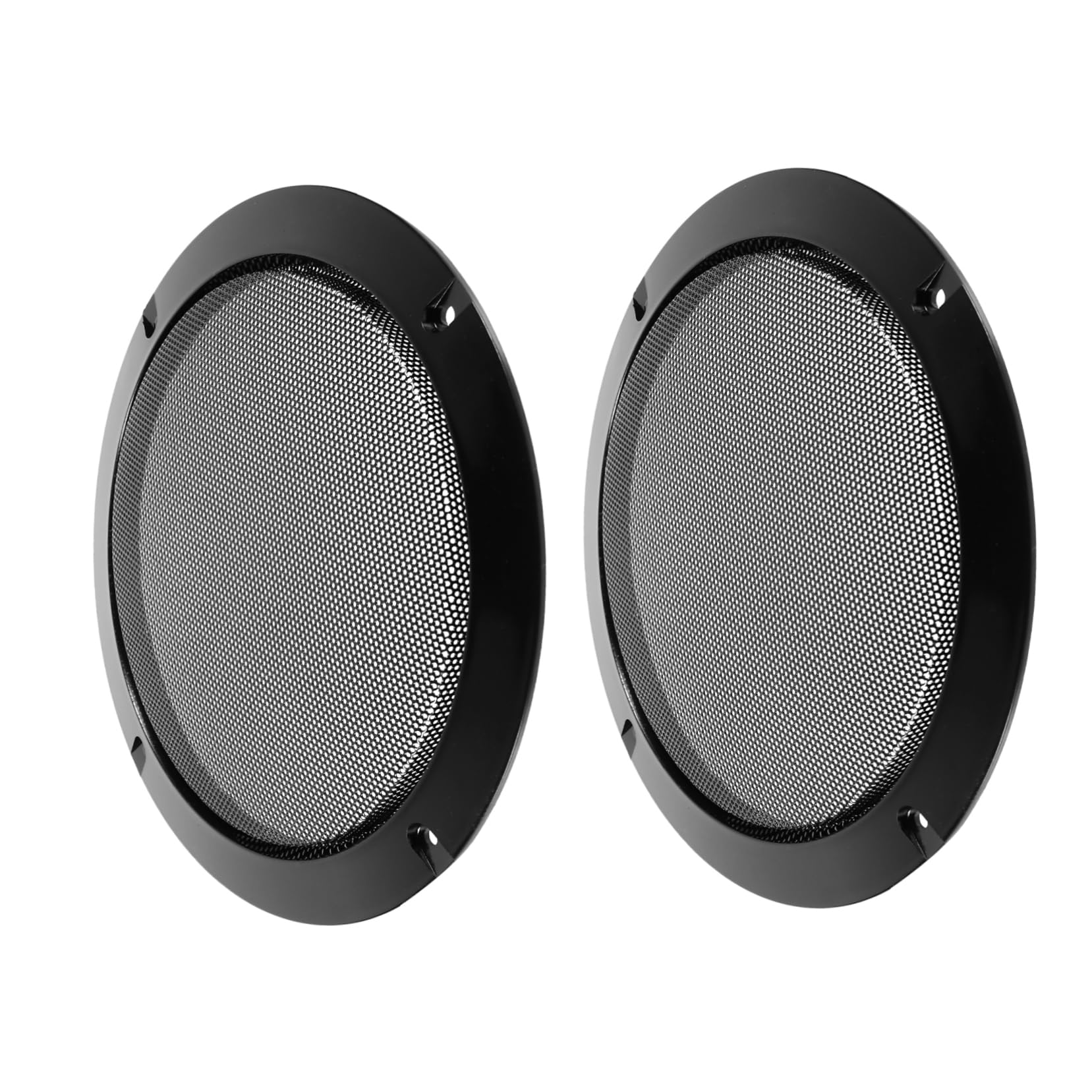 Lurrose 2Pcs Speaker Grille Iron Covers Durable Speaker Protector Net Covers for Car Audio Easy to Install Loudspeaker Grills Premium Quality Mesh Shielding