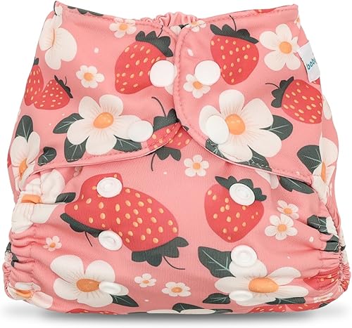 babygoal Funda de tela para bebés preplegados, planos o pañales ajustados, ajustable, reutilizable, impermeable