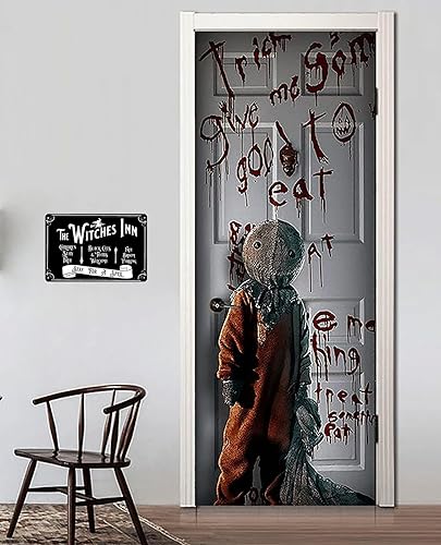 Miniatura 7 de The Wicked Witch Inn Stay for a Spell - Letrero de metal, decoración de cocina de bruja, decoración de fiesta de Halloween, decoración de pared de