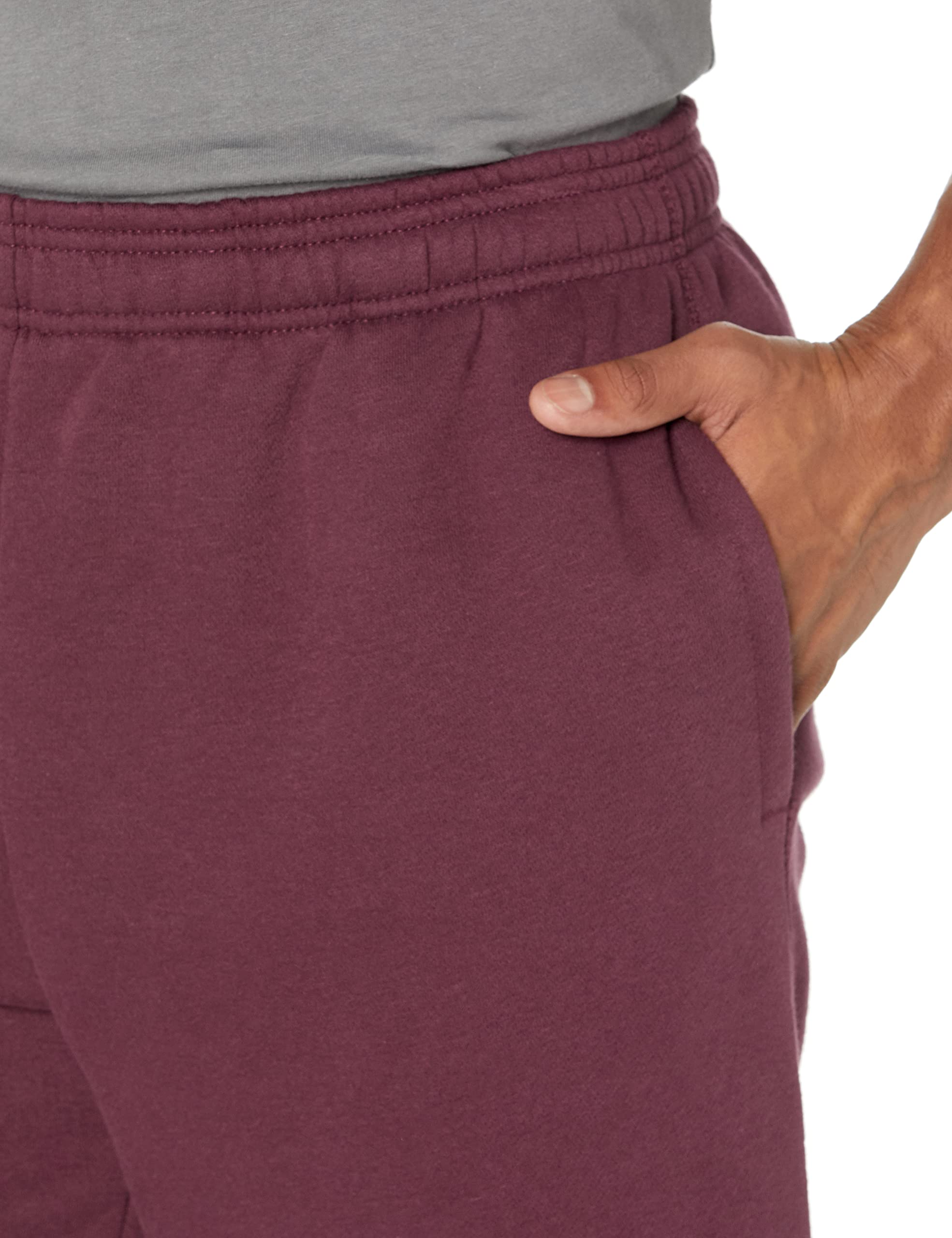 Amazon Essentials Pantaloni Sportivi in Pile con Fondo Aperto (Disponibili in Taglie Extra Forti) Uomo